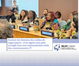 Lire la suite à propos de l’article Droits des femmes pour la paix au Cameroun : Résolution 1325